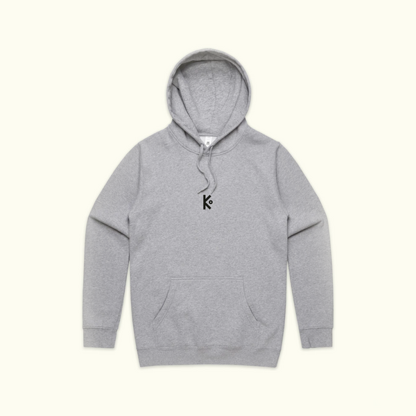 Koo Signature Heather Grey Hoodie – Younghoe Koo